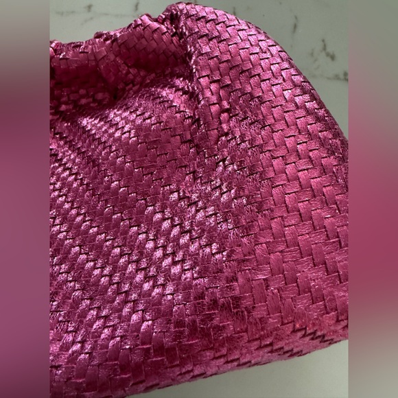 NEW By Anthropologie Frankie Clutch Hot Pink - Picture 5 of 8